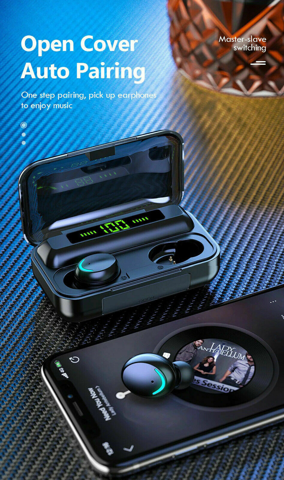 UNIVERSAL Wireless Bluetooth Earbuds For Apple IPhone Samsung Android Earphone